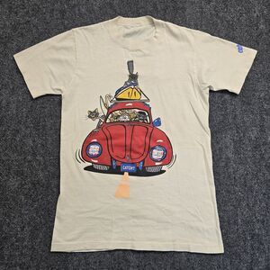 Vintage Catchit 80s Surfing Skater T-Shirt Single Stitch Size Small Made In USA